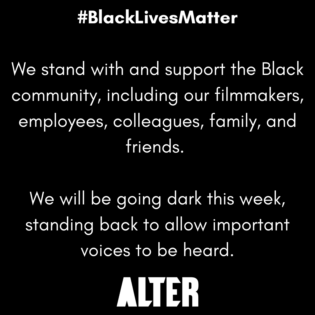 As @watchALTER went dark last week to keep the conversation on #BLM, our release date is now been fully locked in for 𝐅𝐫𝐢𝐝𝐚𝐲, 𝐉𝐮𝐥𝐲 𝟏𝟎. Thank you for your patience and understanding - and if you can, please donate here to those who need it: linktr.ee/blmdonatealter