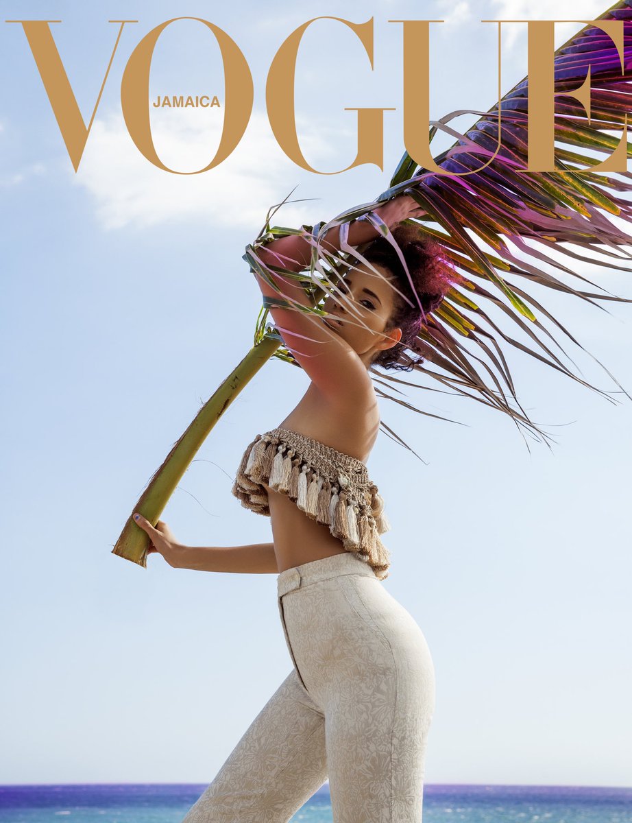 WadeRhoden's tweet photo. My friend said this is one challenge I gots to do. So here it goes 🤗#VogueChallenge #Jamaica https://t.co/2MTZnXl6aO