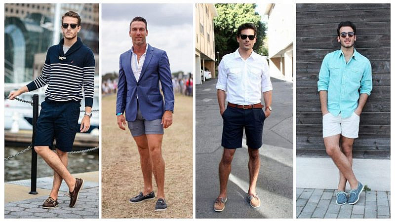 men's casual shoes with shorts
