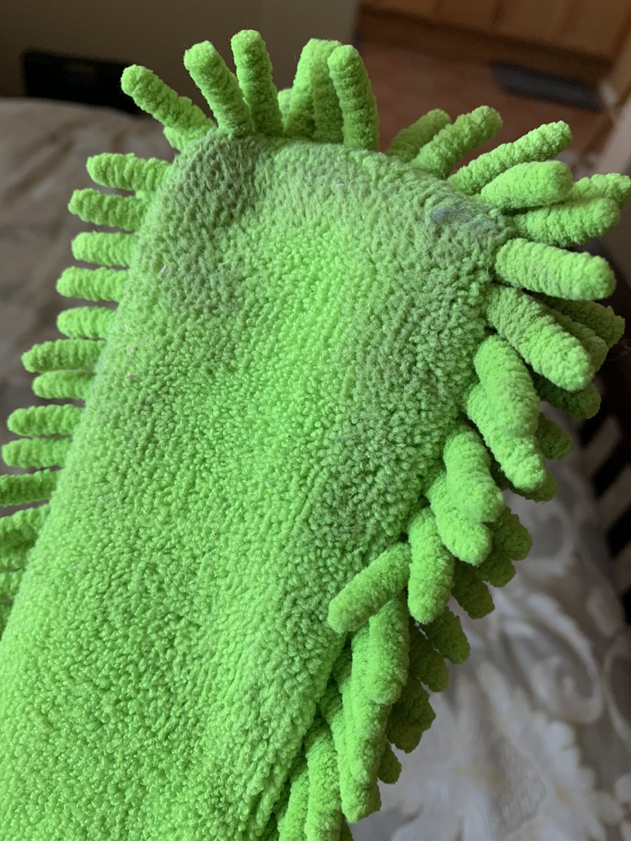 norwexwithcat's tweet photo. The envirowand makes cleaning often easy and convenient. Not much dust removed from my bedroom ceiling fan and bathroom light fixture. #norwex #healthyliving #norwexenvirowand https://t.co/prnT3zCANe