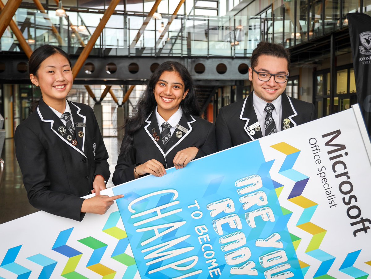 AvcolNZ's tweet photo. Meet NZ's top 3 Microsoft Champions for 2020! Congratulations to Tristan Mona, Simran Tak &amp; Irene Wang on coming 1st, 2nd and 3rd in the national competition with outstanding scores and times in a supposedly "unbeatable" test!
@NZIQ @MicrosoftNZ @Microsoft https://t.co/rPxDKSW63u
