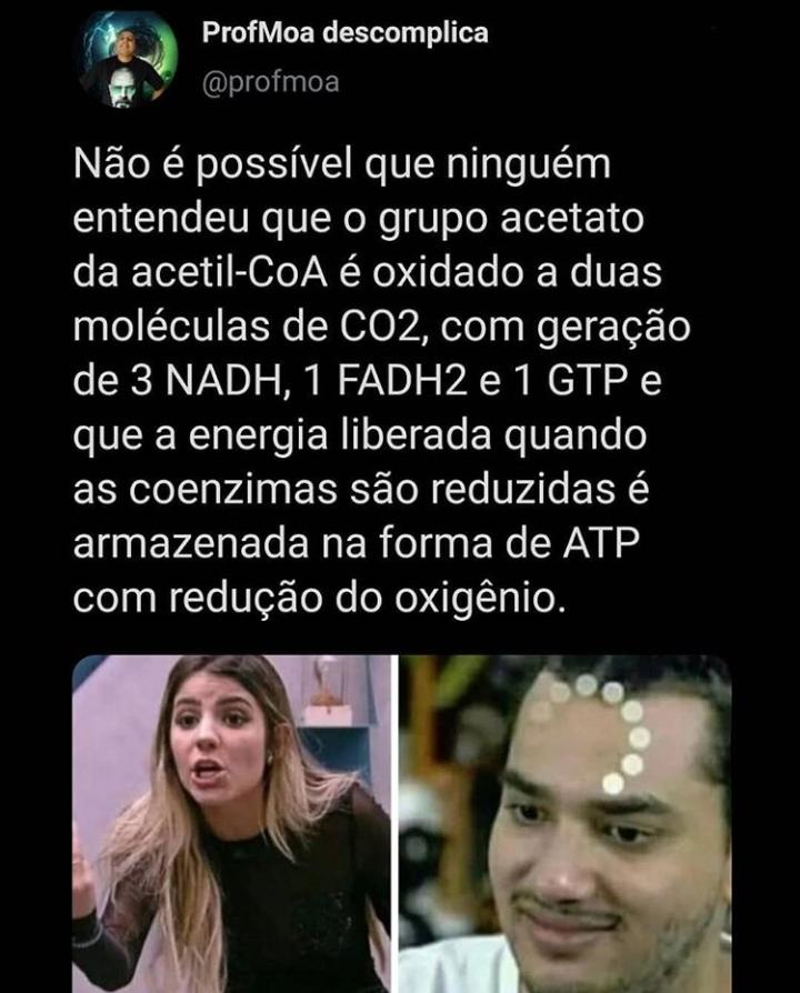 Então prof Bruno, senta aqui e deixa eu te falar uma coisa, do jeito que vc explica fica difícil entender né... Se tivesse explicado assim era mais fácil 🤷🏼‍♀️