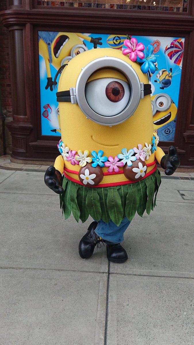 エリー 6 11 ミニオン ハチャメチャ ワールド グリーティング ほんま衣装がよく似合う かわいすぎ
