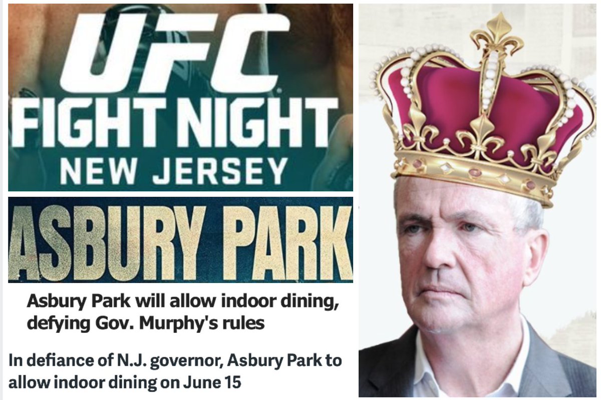 SatirizeThis's tweet photo. Battle for #NewJersey!

#asburypark vs. Phil Murphy .... head to head. 

#LetTheGamesBegin #LetThemEat

#njunemployment #njlockdown .@AsburyParkPress .@APBoardwalk .@GovMurphy .@NJGov #NJPROTEST https://t.co/eyBlYkFIUy