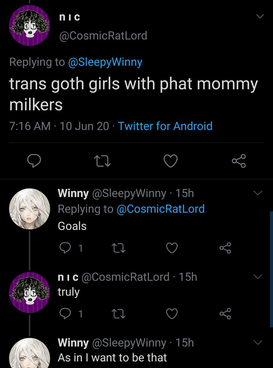 After going down the rabbit hole of trans openly discussing and participating in kinks on public forums, I honestly can't tell if they use the term "fat milkers" because of a lactation fetish or a furry fetish.The Venn diagram is a spirograph.