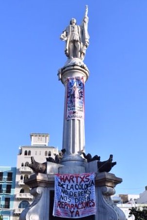 Cristobal Colon en la Plaza Colon, Viejo San Juan https://goo.gl/maps/8VJTWGA1s3jSpymm7