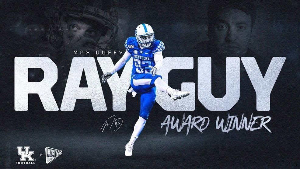 Special teams is important too!Oh, and Kentucky just happens to return the best Punter in all of college football — Max Duffy1st-Team AA & Ray Guy Award Winner (Punter of the Year) last season, and he’ll do the same in 2020