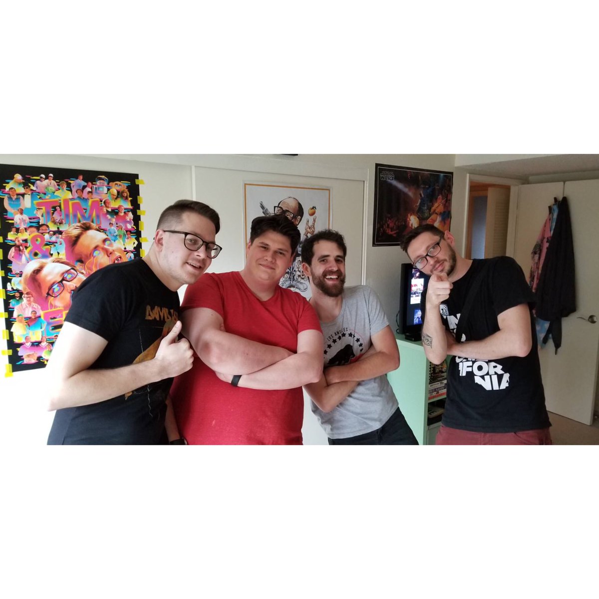 normieslikeus's tweet photo. Pictures from our earliest recording sessions, can’t believe it’s been 100 episodes already! Listen to our 100th episode right here- https://t.co/PnnZuGDk00 https://t.co/TOaUgy69bn
