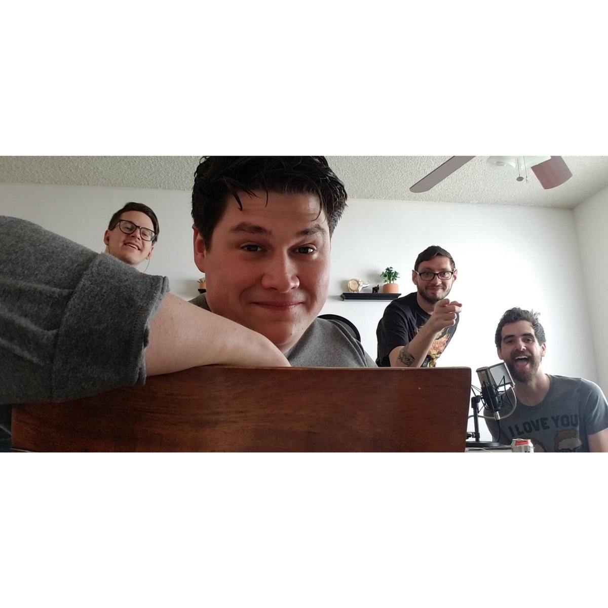 normieslikeus's tweet photo. Pictures from our earliest recording sessions, can’t believe it’s been 100 episodes already! Listen to our 100th episode right here- https://t.co/PnnZuGDk00 https://t.co/TOaUgy69bn