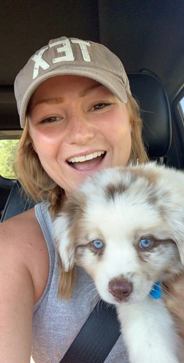 CoachSteines's tweet photo. MY NEW BEAU ❤️🐶 https://t.co/hICpyzo7eV