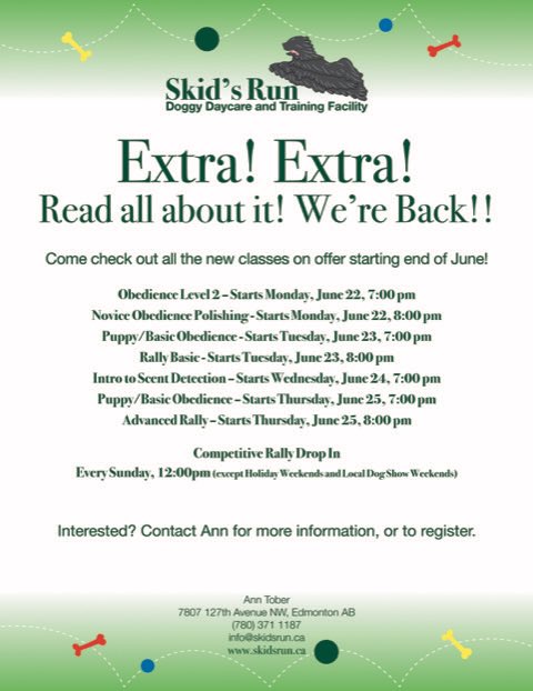 SkidsRun's tweet image. Next set of classes at Skid’s Run.