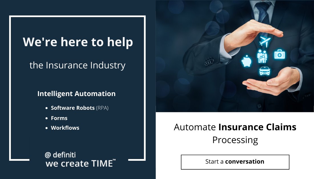 teamdefiniti's tweet photo. Intelligent Automation simplifies, speeds up and scales claims processes. 

@ https://t.co/dd6DGYD55Z, we're here to help.

#definiti #SoftwareRobots #RPA #IntelligentAutomation #Insurance #ITNews https://t.co/JTdjzigbGf