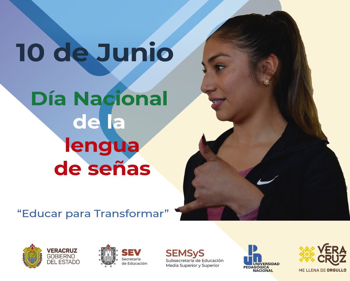 curupnver's tweet photo. La lengua de Señas Mexicana (LSM) se reconoció oficialmente como lengua Nacional que forma parte del patrimonio lingüístico de la nación el 10 de junio del 2005.

#InclusiónUPN
#OrgullosamenteUPN
#EducarParaTransformar https://t.co/m8wiUZXut1