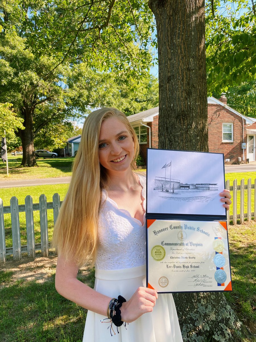 Next is Christina Beatty!! Christina is going to James Madison University to study psychology and criminal justice. Christina is going to miss the friendships she made while being on the team.