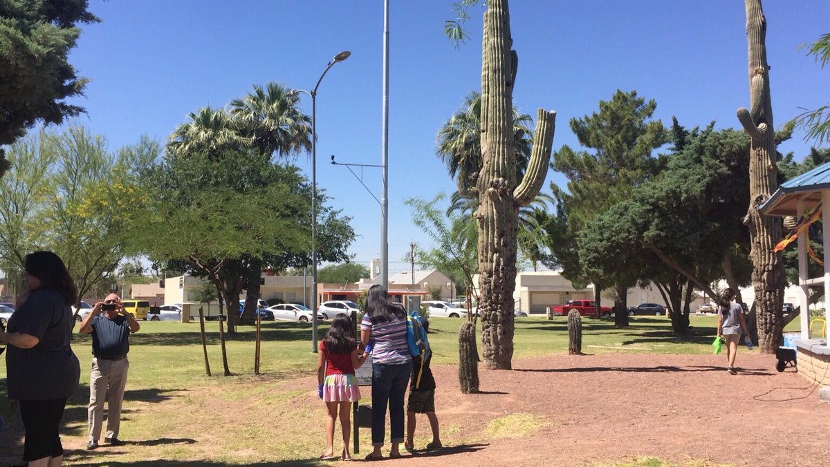 nicole_umayam's tweet photo. Celebrated the opening of Coolidge Public Library’s Story Walk this morning, which incidentally lends itself to social distancing quite easily.

A great partnership b/w libraries and parks and rec.
Arizona #librariesrock https://t.co/3RFcfb51IW