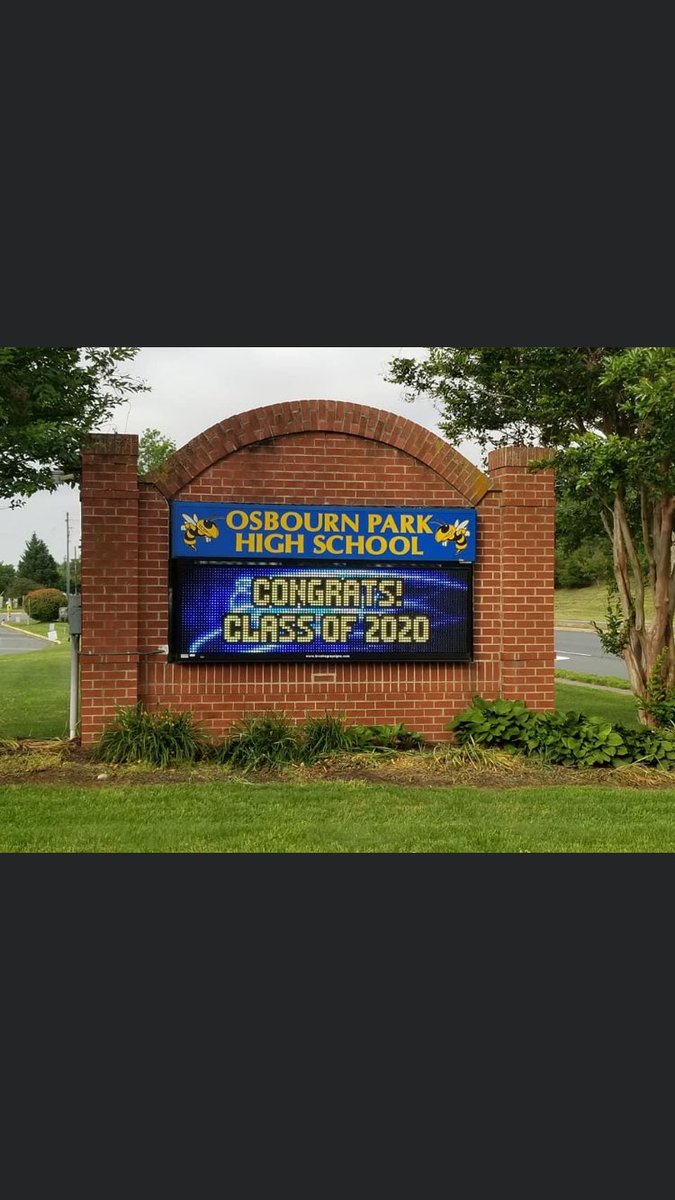 OsbournParkHS's tweet photo. Congrats Class of 2020. We hope you enjoyed collecting your diplomas today. https://t.co/hoE8v5YjFn