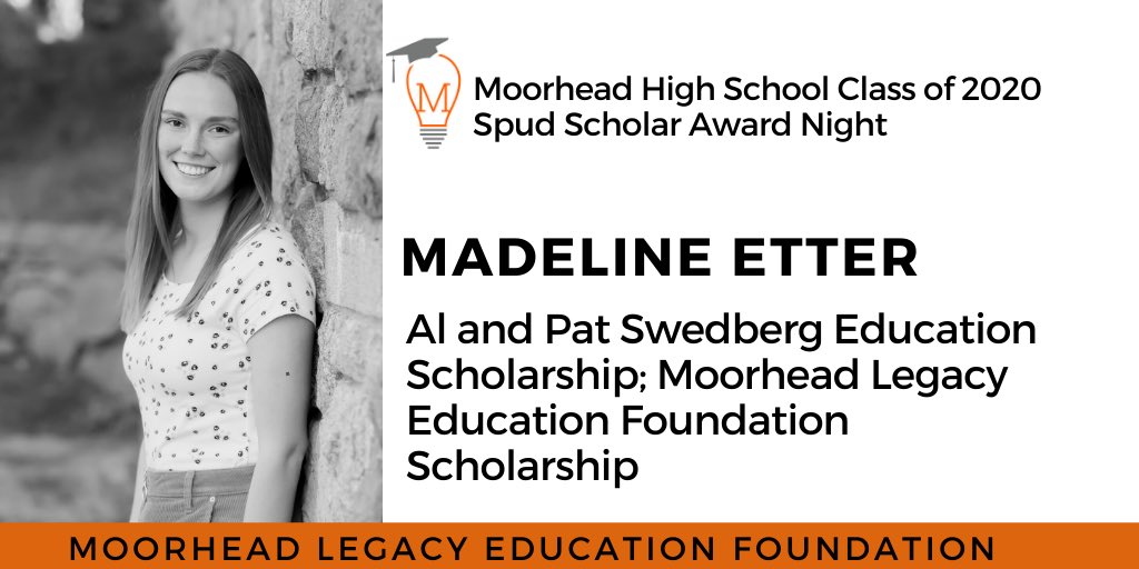 LegacyMhd's tweet photo. Congratulations to Madeline Etter who received the Al and Pat Swedberg Scholarship during our Spud Scholar Award Night.  Best of luck in the future Madeline! https://t.co/IzGp0xEAIj