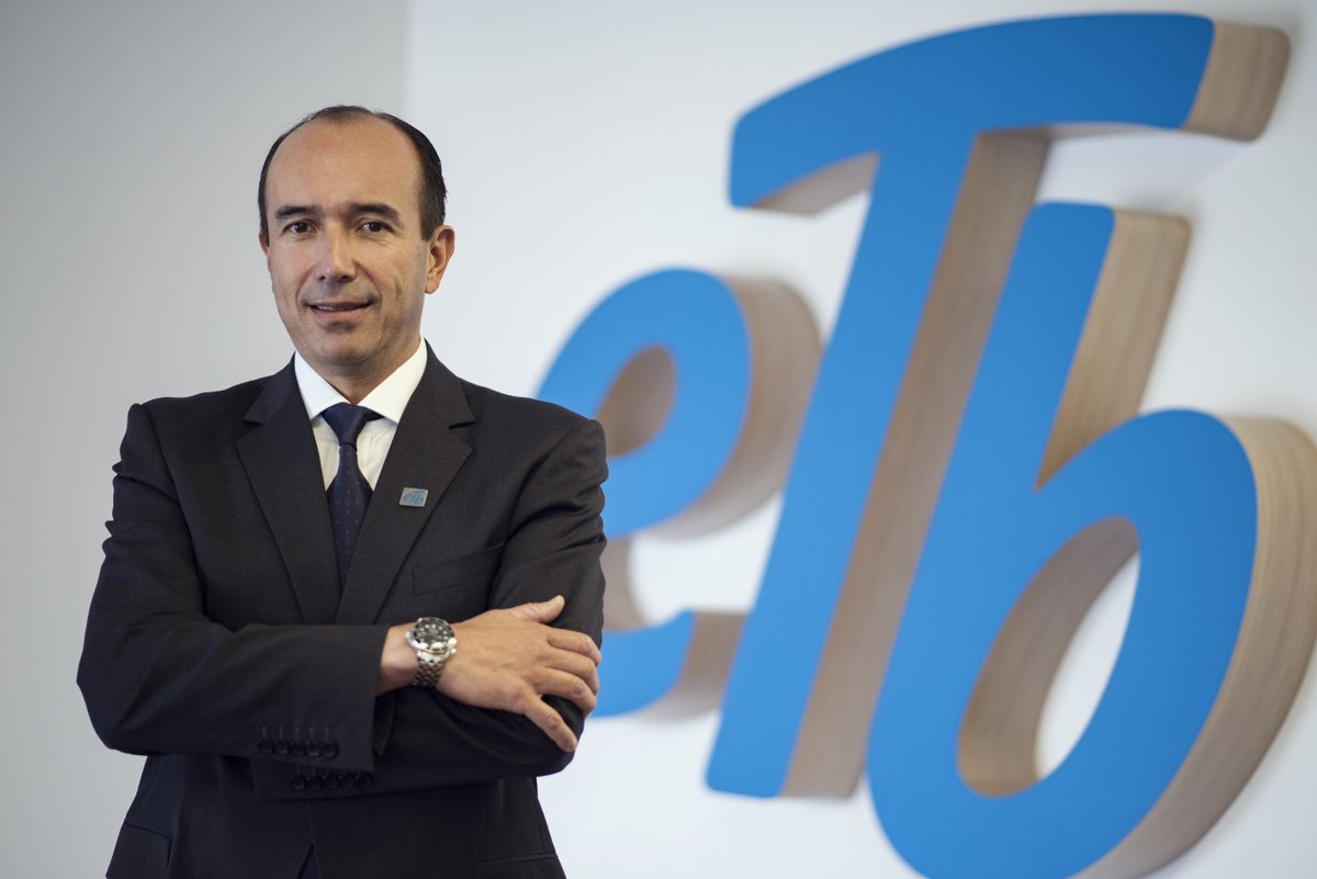 ETB's tweet photo. "Las medidas que tomamos como empresa buscan cuidar a nuestros colaboradores, a sus familias y a los ciudadanos en un concepto de la colectividad que nos deja como aprendizaje este proceso de confinamiento", Sergio González Guzmán, presidente de ETB https://t.co/wv0XMn2l7C