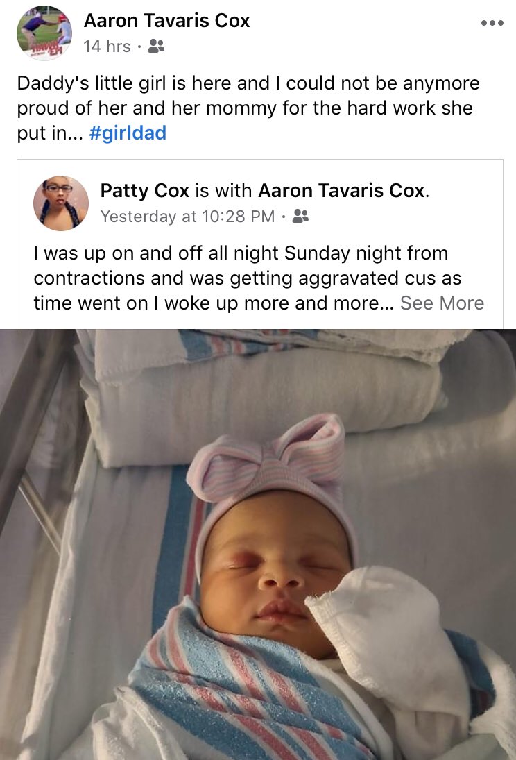 We are so happy for Coach Cox on the arrival of his daughter! We pray God’s Grace over her and her parents