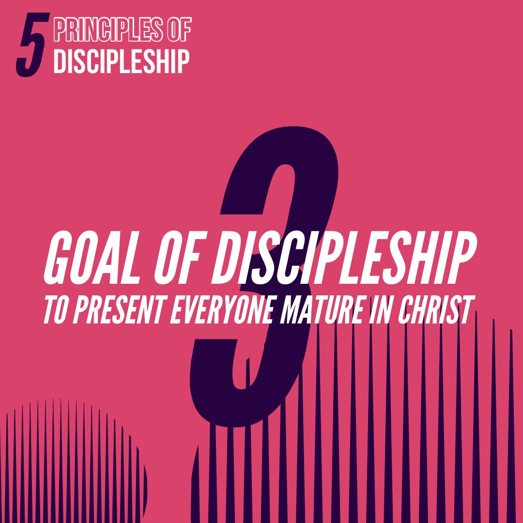 LifewayDayton's tweet photo. Goal of discipleship is to present everyone mature in Christ https://t.co/CjAekqrqsN
