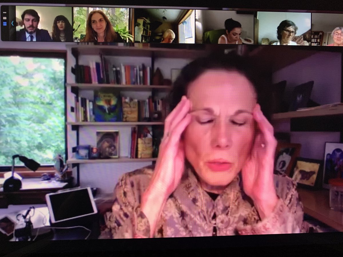 We and our guests are enjoying the talented Julia Alvarez our featured Book Party guest!  Really amazing talk!