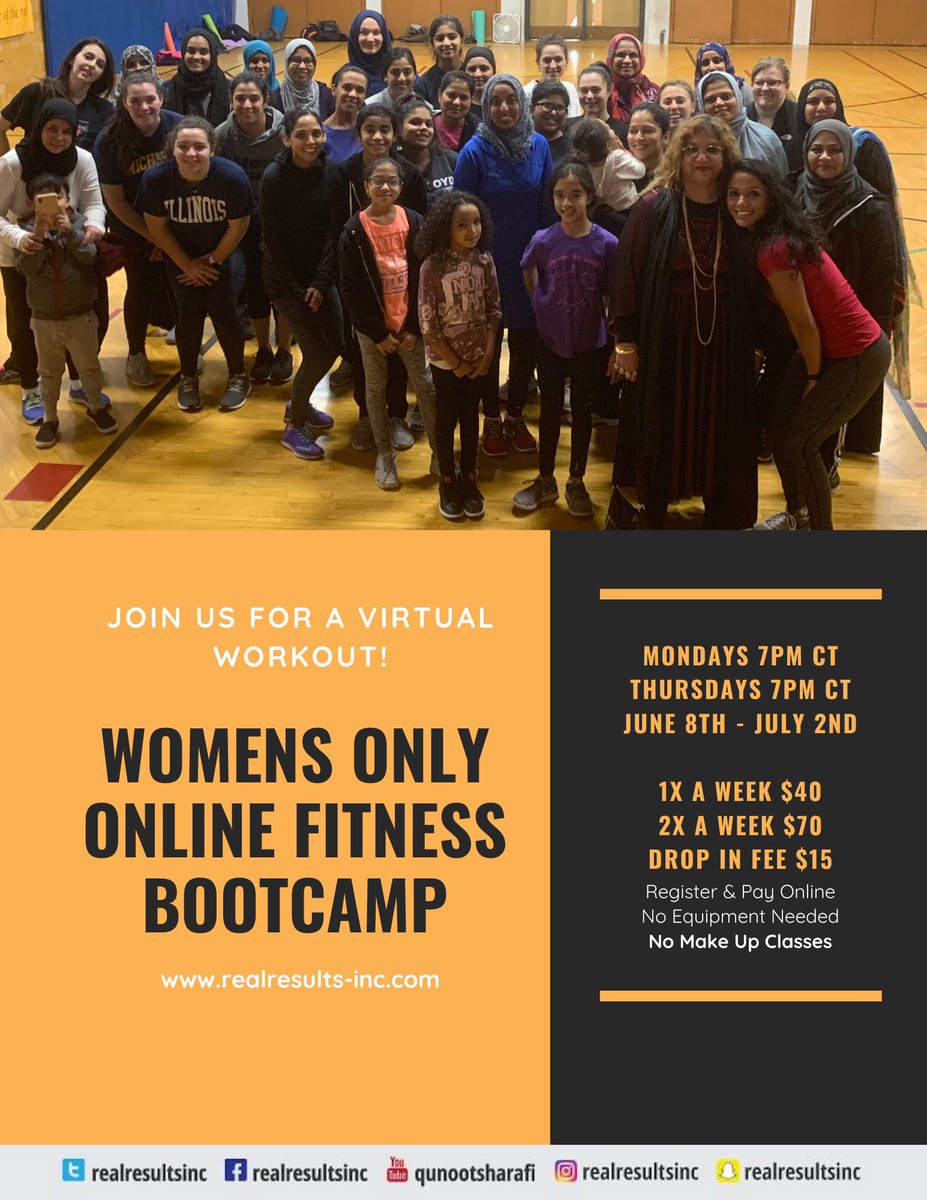 RealResultsInc's tweet photo. Adding a 2nd class! Join us VIRTUALLY for a workout! - https://t.co/Hkk8uObUmv https://t.co/YR1Yp3BZqh