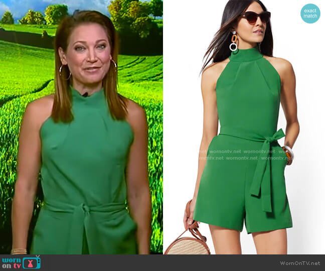 ginger zee green dress Got Polish? main image 0