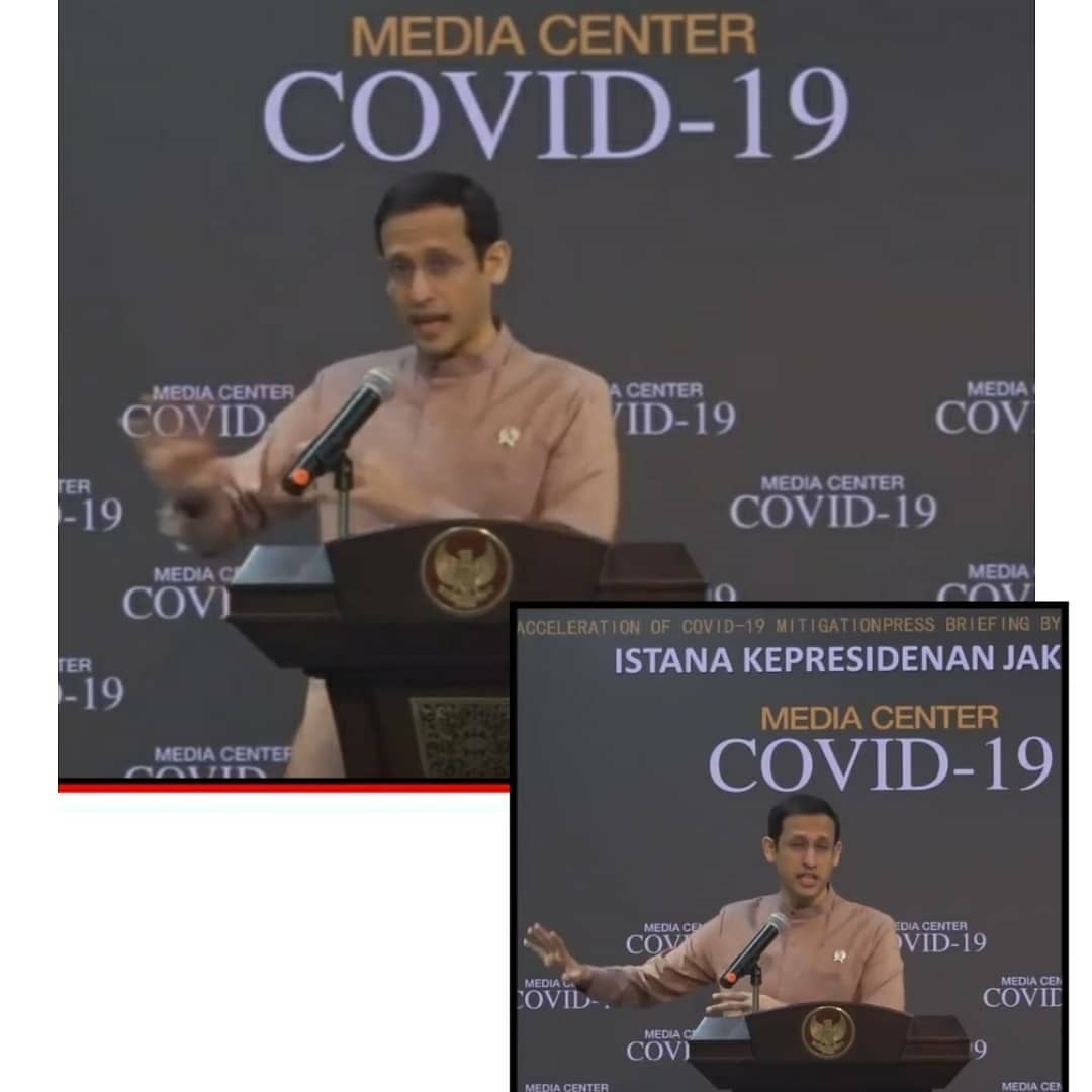 MasMenteri's tweet photo. Teruslah bekerja keras meskipun akan selalu ada yang menutup mata.

Teruslah bekerja cerdas meskipun akan ada pihak yang mempertanyakan

#MerdekaBelajar #BelajardariCovid19 #CegahCovid19  #TenagaKependidikan #PendidikanUntukSemua #NadiemManaMahasiswaMerana #NadiemDicariMahasiswa https://t.co/s11pT1wG0u