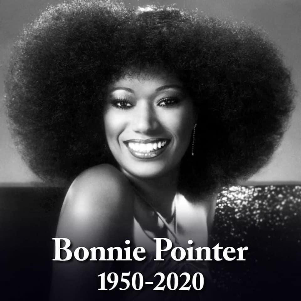 AuthorJoeNBrown's tweet photo. RIP #BonniePointer 1950-2020. #BlackMusic 🎵 🎼 🎶 #PointerSister #MusicIsLife https://t.co/3qyyEIrUWU