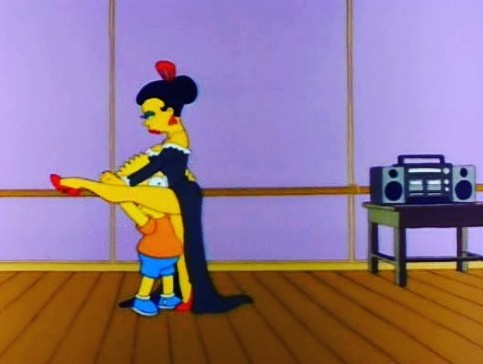 mylenecb's tweet image. 😂😂 #BartSimpson #TheSimpsons #dancinglessons