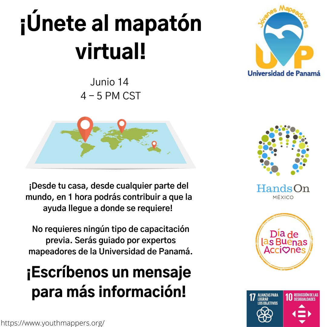 HandsOnMexico's tweet photo. ¿Qué planes tienes para el fin de semana? 🤔

Puedes contribuir a hacer posible que personas afectadas o que podrían verse afectadas por emergencias ambientales o sanitarias reciban el apoyo que requieren ¡desde tu casa! 😃

Tu contribución hace la diferencia 😉 https://t.co/24SsF9zQl7