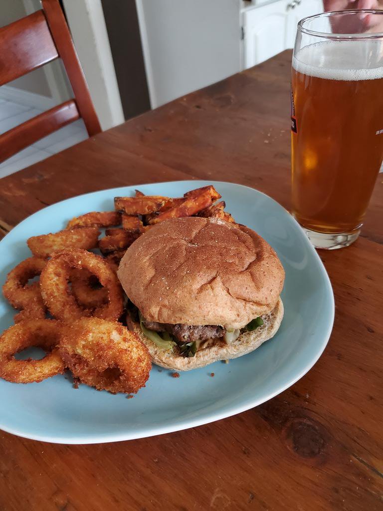 Thanks for dinner on a hot humid summers night!! <a href="/OlympusBurger/">Olympus Burger</a> 
#porthopeeats