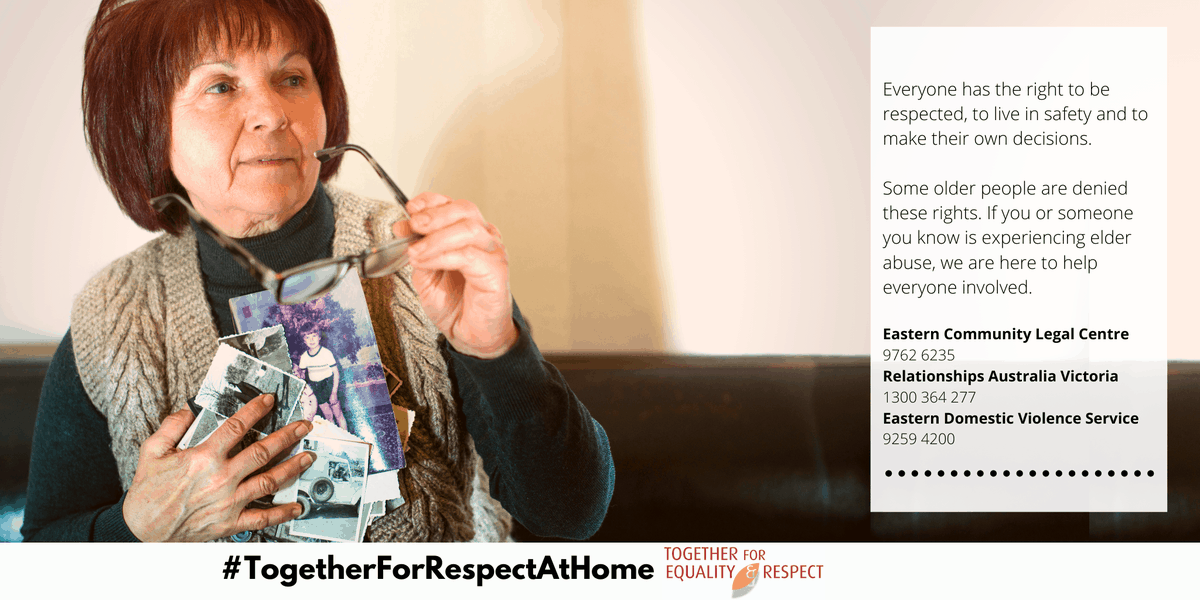 EasternCLC's tweet photo. Everyone has the right to be respected, to live in safety, and to make their own decisions, including older people. #TogetherForRespectAtHome https://t.co/fatYPkBgBd