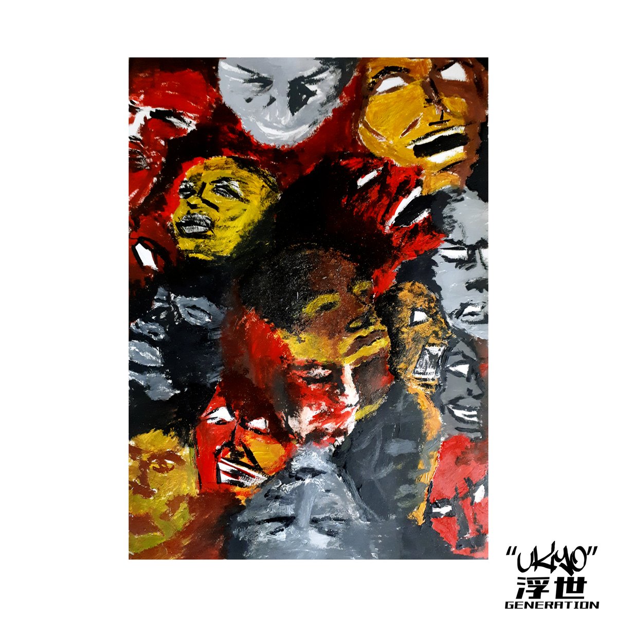 "Hide your face" artwork 
#art  #painting