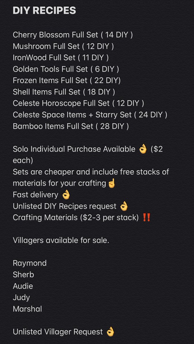 ACNHoppa's tweet photo. Oppa is selling cheap nook miles tickets &amp; bells, diy recipes &amp; villagers, materials etc!

100% Trusted, Fast delivery 🤘🏻❤️
Paypal Only. DM me for more info. 🤲🏻
Follow for Daily Giveaways.

#acnh    #AnimalCrossingNewHorizons       #AnimalCrossing  #AnimalCrossingNH #dodocodes https://t.co/yoPn7MLaJe