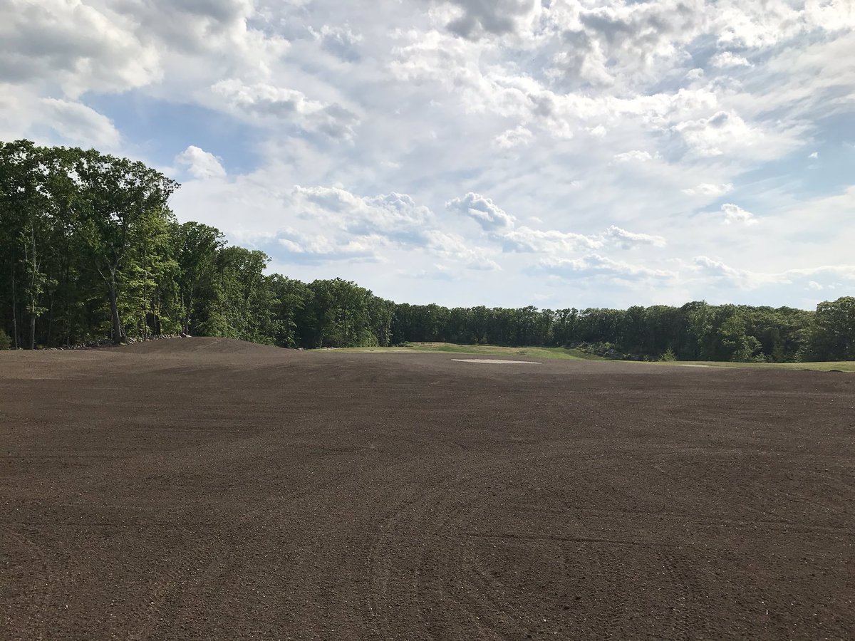 GolfNewbury's tweet photo. Getting ready for bent grass sod on our grass tee! The golf center is looking great, we are excited to share it with everyone very soon!  #openingsoon #summer2020 https://t.co/8XwS58y41T