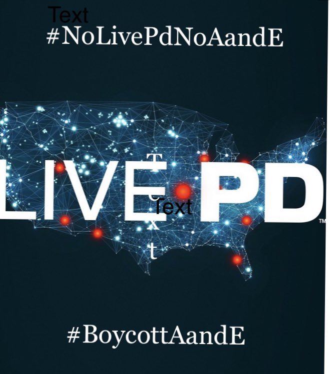 blueizgin's tweet photo. @danabrams How about #LivePdNation  just boycotts @AETV ? Let’s get it trending . #BoycottAandE #NoLivePdNoAandE #NoLivePdNoAandE #NoLivePdNoAandE #NoLivePdNoAandE #NoLivePdNoAandE #NoLivePdNoAandE @AETV @OfficialLivePD @LivePDMissoula2 @FansofLivePd https://t.co/aYr6kEYfq5