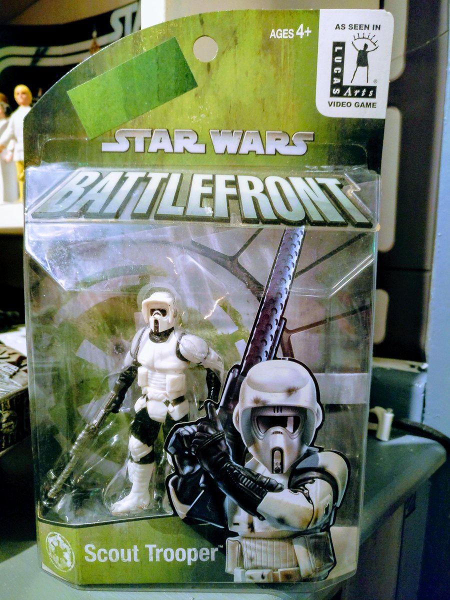 DaveTheDirty73's tweet photo. #starwars
#starwarsbattlefront
#hasbro
#battlefront
#lucasarts
#ogstarwars
Shit the bed
Was in the attic today and at the bottom of a box of old dvds i found this!!
OG battlefront2004,(RIP LUCASARTS) biker scout
This is better than finding a 20 down the back of the sofa!! https://t.co/mqcn2hjH0e