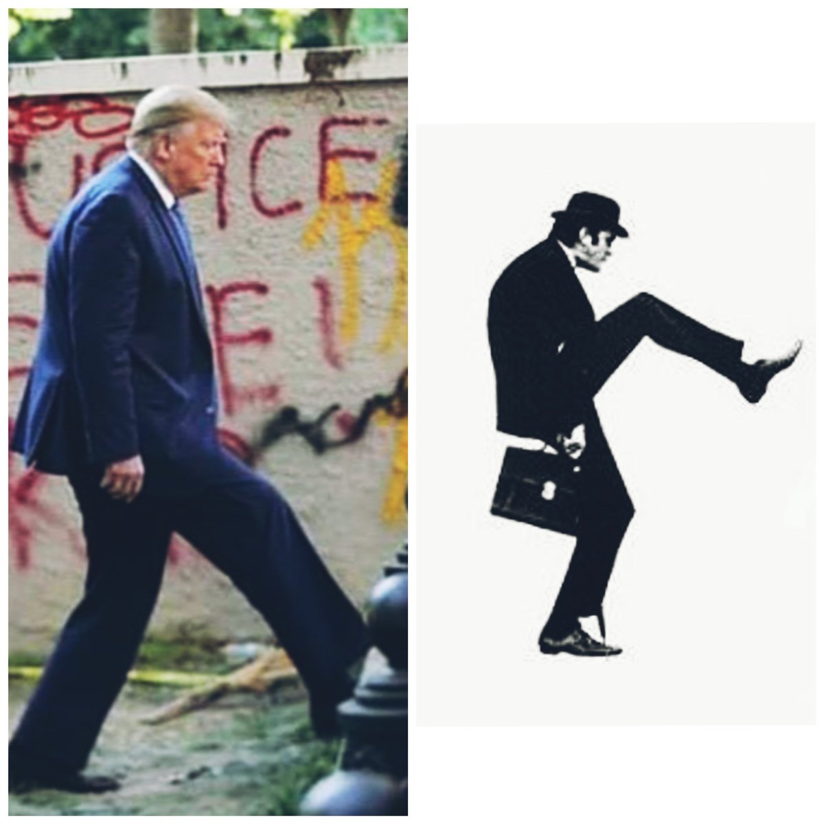 Breaking News: the President is allocating a portion of the federal budget to reestablish the Ministry of Silly Walks