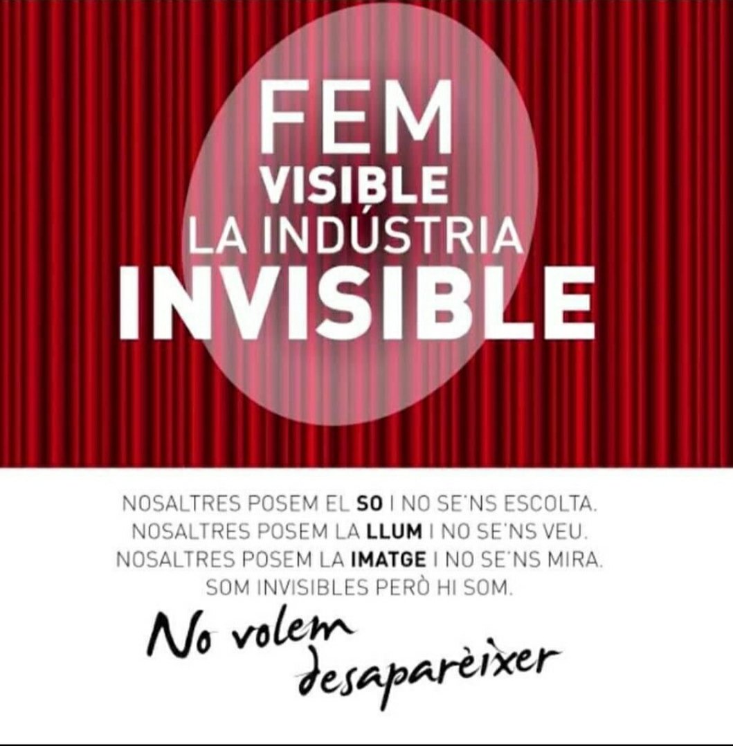 TotAccio's tweet photo. MARXA LENTA #FEM VISIBLE LA INDÚSTRIA INVISIBLE

Dilluns 15-6 marxa lenta a Barcelona per la supervivència del sector. 
Concentració: 8h a l’aparcament Palau Sant Jordi. 
Sortida:10h direcció delegació del Gobierno Español
Enregistra't a: https://t.co/WppG3WascJ https://t.co/4W3UGcu0Py