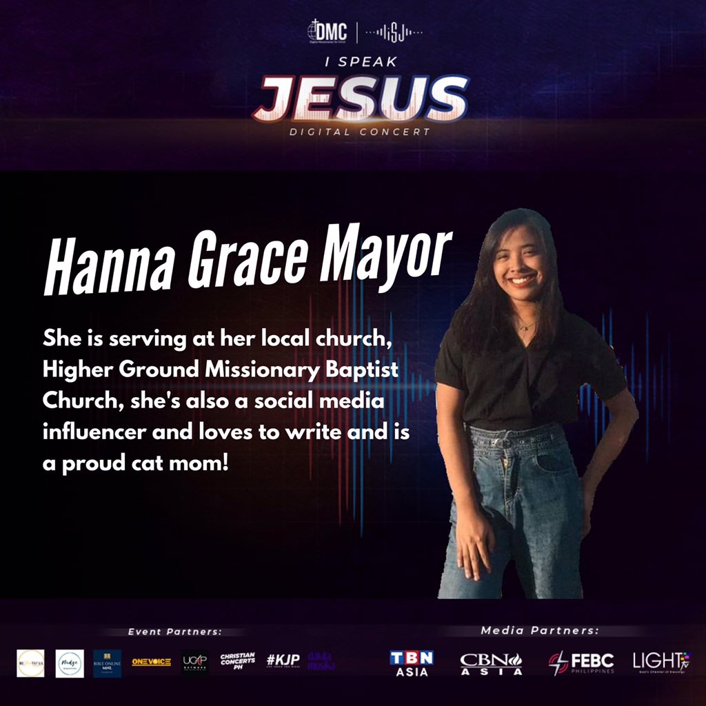 _helloosunshine's tweet photo. Get to know our spoken poetry artists for #iSpeakJesus Digital Worship Concert!
Paulo Arguelles and Hanna Grace Mayor are excited to join us this Friday, June 12, 5PM to 7PM at Digital Missionaries for Christ Movement Facebook Page!
#iSpeakJesus
#DigitalMissionariesforChrist https://t.co/nLv6XDNLbi