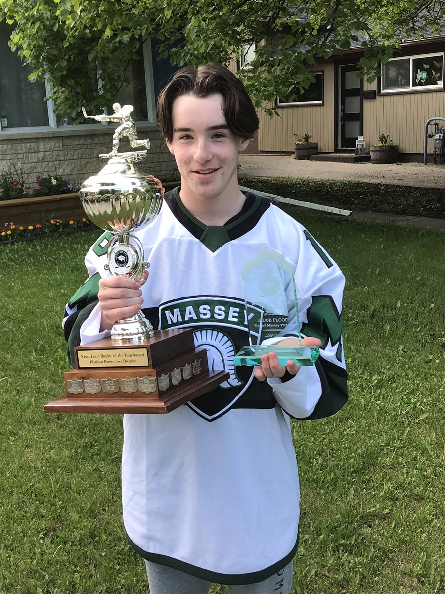 WpgMasseyHockey's tweet photo. Huge Congratulations to Jacob Flood the 2019-2020 @OfficialWHSHL Platinum Division Rookie of the Year! 🏆 https://t.co/rc5ncIk4eS