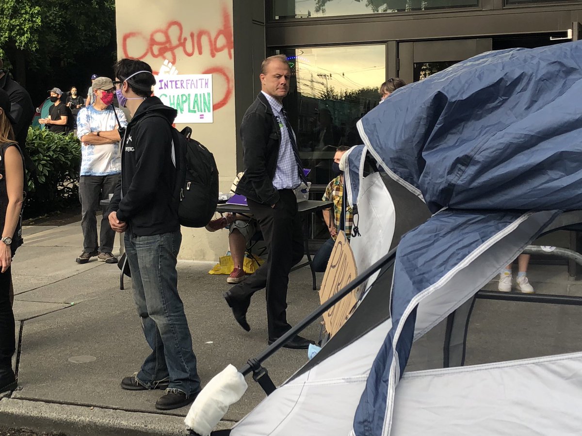 evergreenstone's tweet photo. Tim Eyman has been spotted in the CHAZ https://t.co/lp1ZTTkjQx