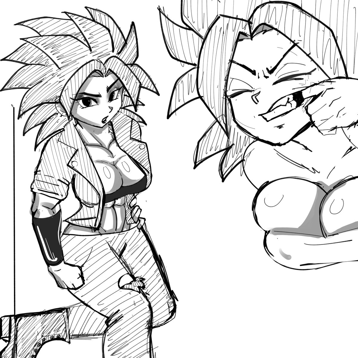 caulifla sketches from this morning so i could loosen up.