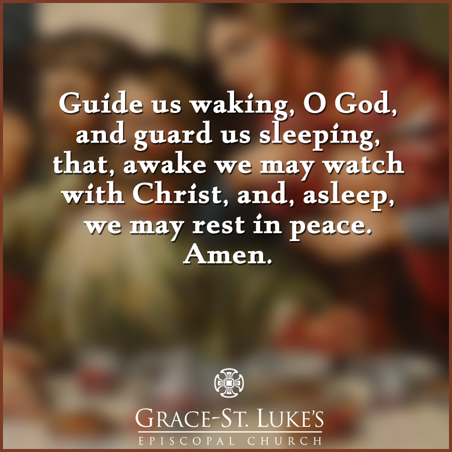 gracestlukes's tweet image. Guide us waking, O God, and guard us sleeping, that, awake we may watch with Christ, and, asleep, we may rest in peace. Amen. - Daily Prayer for All Seasons #GuideUs #OGod #DailyPrayer #gracestlukes