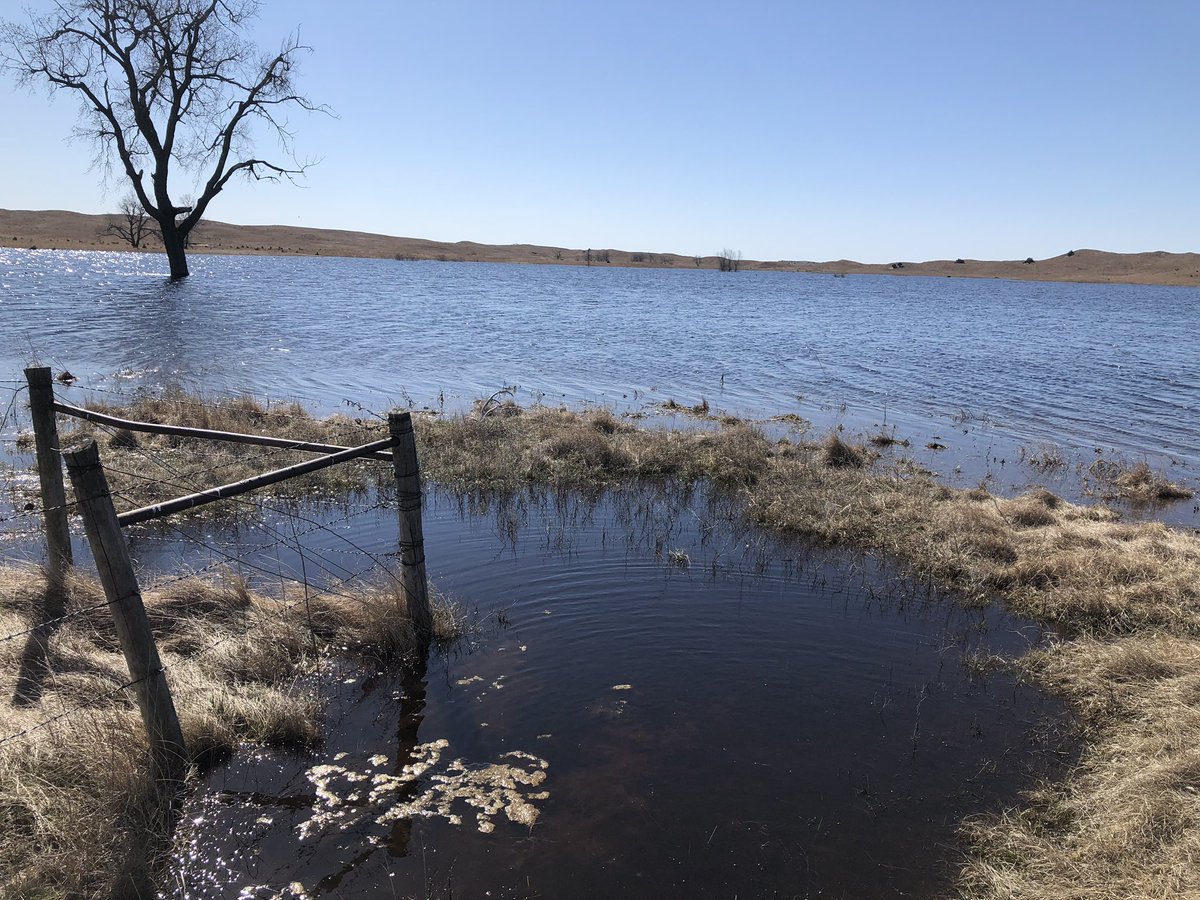 BeelFrankbeel's tweet photo. The people in Lincoln making decisions about valuations in Brown Co. donโt have a clue we are still flooded from March of 2019! @NTVNEWS @NorfolkNews @1011_News #2019flood #2020flooding #cluess https://t.co/F3bX5plKkX