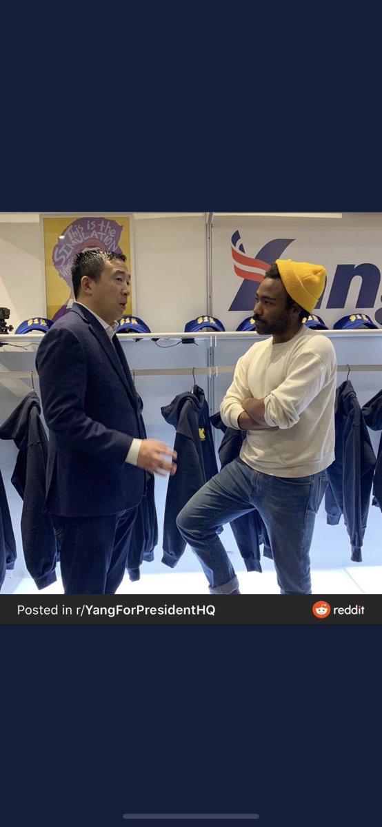 JulieChrysty's tweet image. since Donald Glover is trending I figured it was a good time to remind everyone he is #YangGang #HumanityFirst #HumanityForward so #Vote and remember #BLM