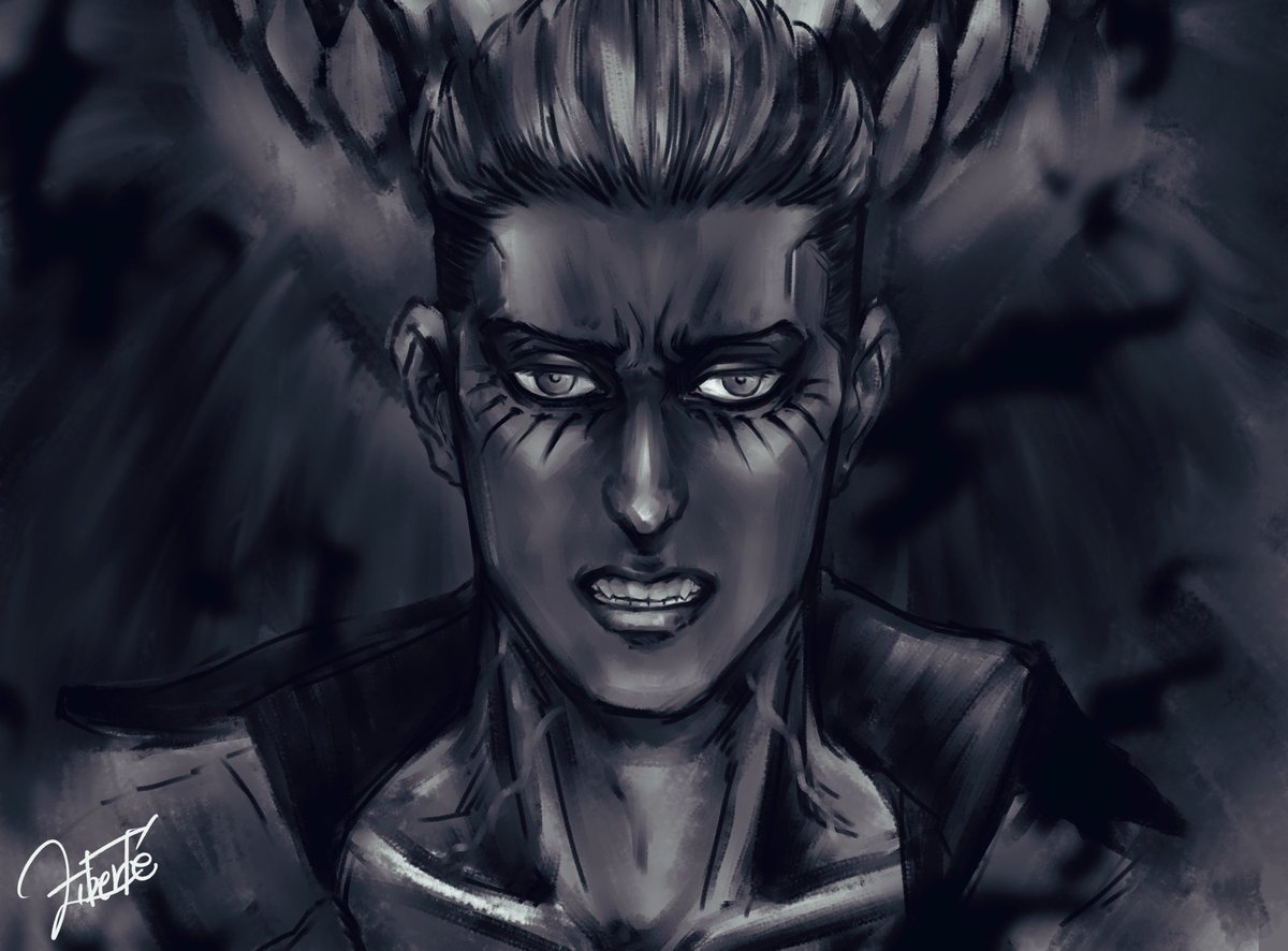 liberte_14's tweet image. マシュマロからお題いただき、ポルコ・ガリアード
ちゃんと描きたいと思いつつ後回しになってたので機会いただき感謝です！
ありがとうございました！