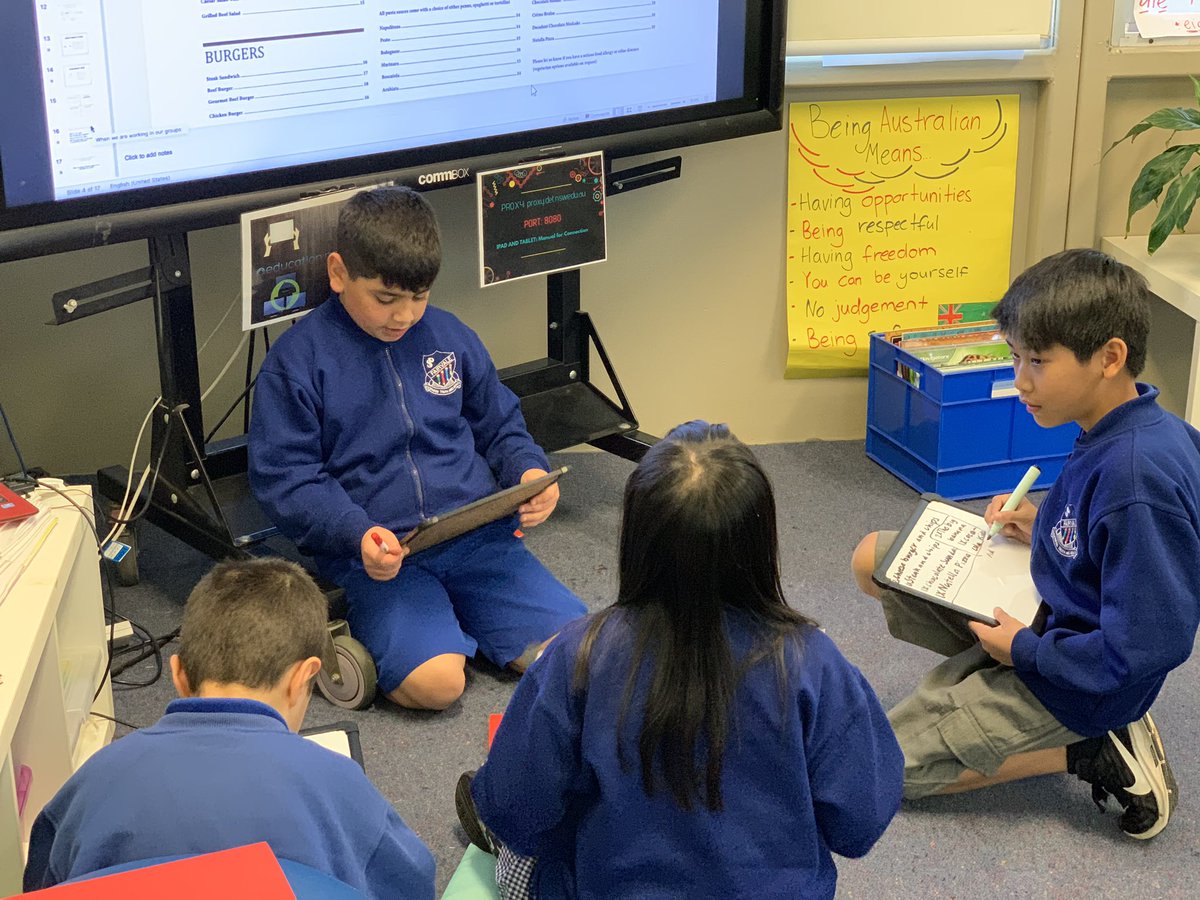 Miss Diep teaching 4S a great lesson from home on zoom!!!