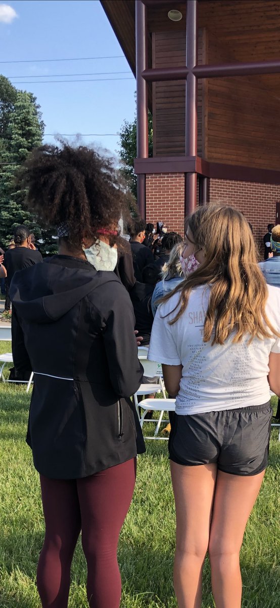 JimWichman's tweet photo. Pretty darn proud of our @CityOfAnkeny community tonight. We came together to learn, appreciate, and celebrate. #ACNUnityRally #BLM #ItMatters #AllMeansALL! #ItStartsWithUs https://t.co/9CbksGvBhZ